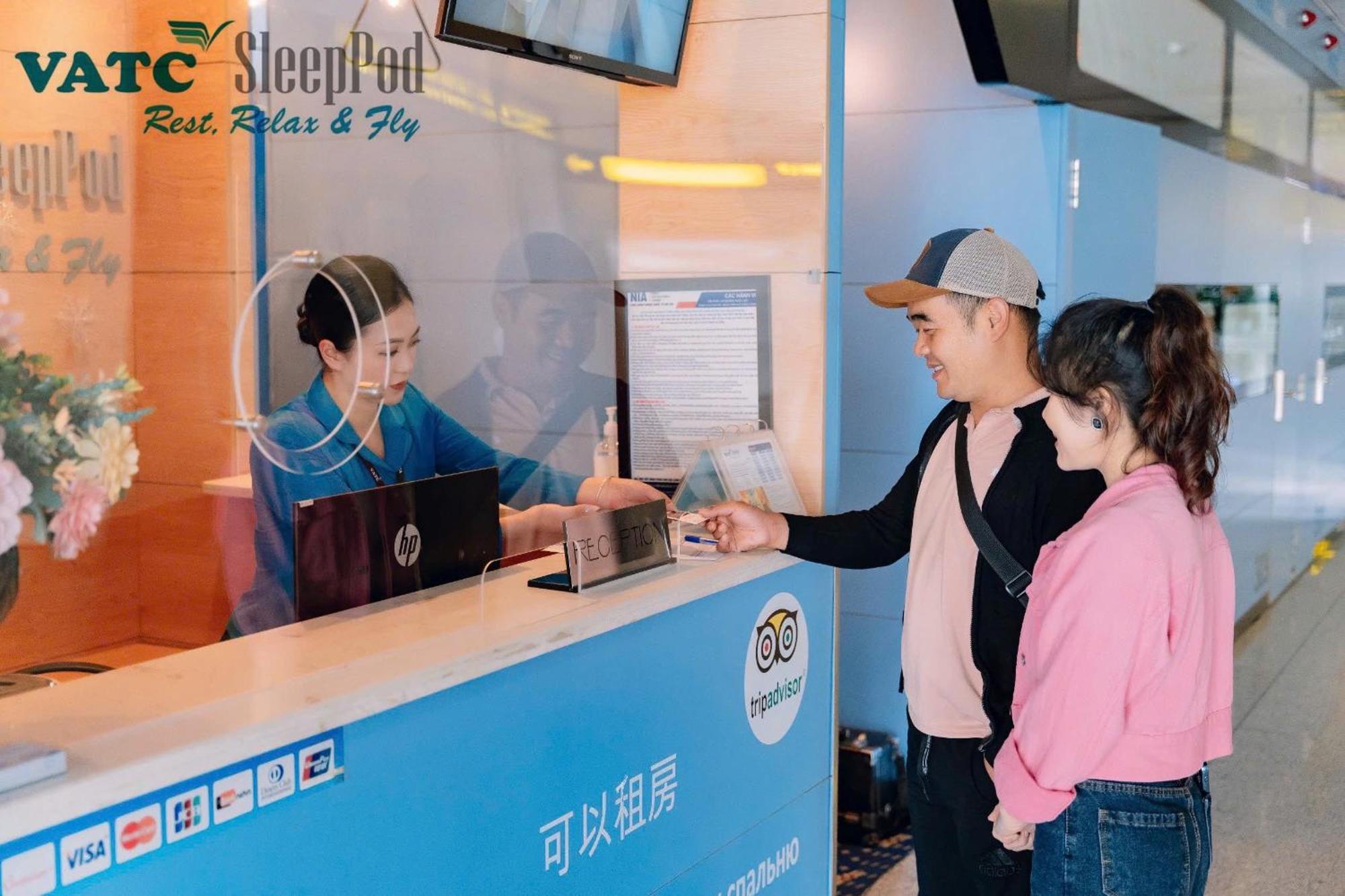 Hotel Vatc Sleep Pod Terminal 2 Noi Bai Exteriér fotografie